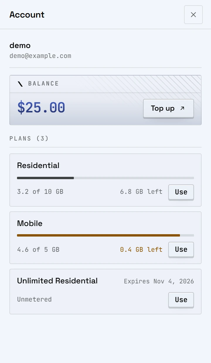 The extension popup: or sign in