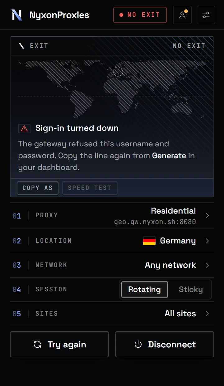 The extension popup: know when it fails